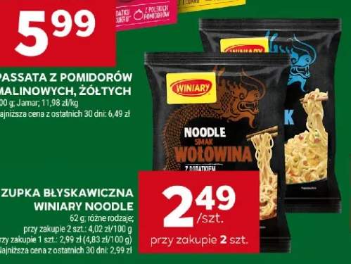 Zupka błyskawiczna Winiary Noodle wołowina