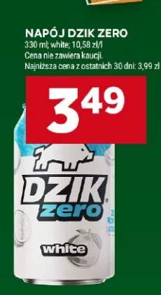 Napój energetyczny Dzik Zero White