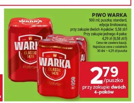 Piwo Warka Classic