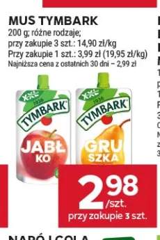 Mus Tymbark Jabłko +1 wariant