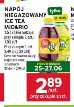 Napój niegazowany Ice Tea Mio&Rio Peach +1 wariant
