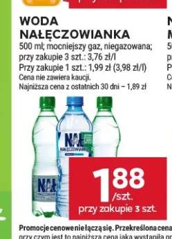 Woda Nałęczowianka mocniejszy gaz +1 wariant