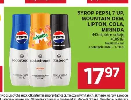 Syrop Sodastream Pepsi +5 wariantów