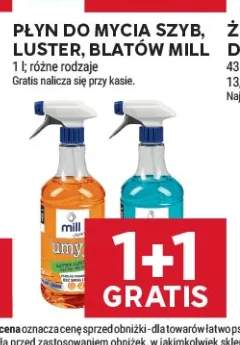 Płyn do mycia szyb i luster Mill +1 wariant
