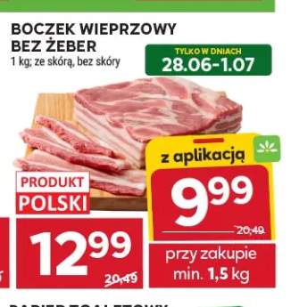 Boczek wieprzowy bez żeber bez skóry +1 wariant