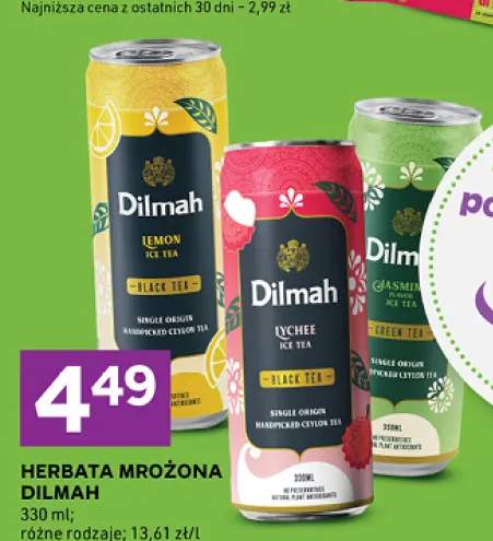 Herbata mrożona Dilmah Lemon +2 warianty