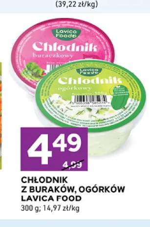 Chłodnik ogórkowy Lavica Food +1 wariant