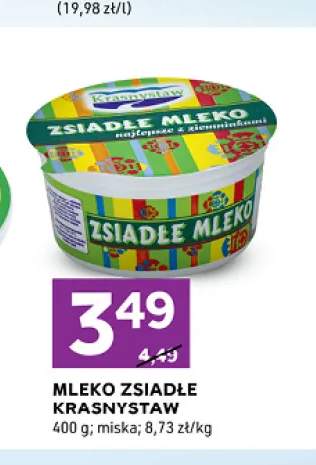 Mleko zsiadłe Krasnystaw