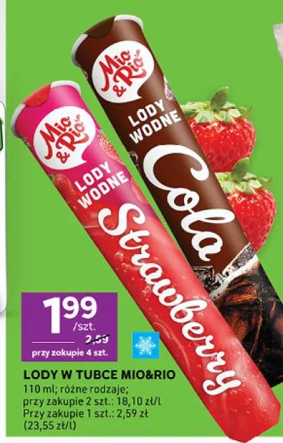 Lody wodne Cola Mio&Rio +1 wariant