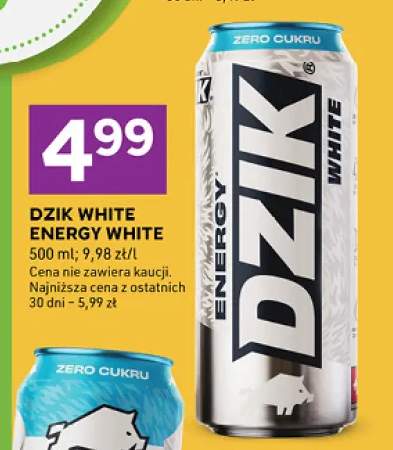 Napój energetyczny Dzik White Energy White