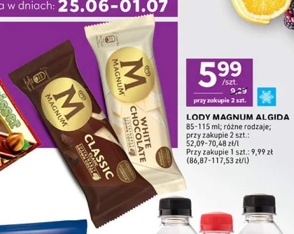 Lody Magnum White +1 wariant