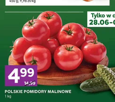 Pomidory malinowe polskie