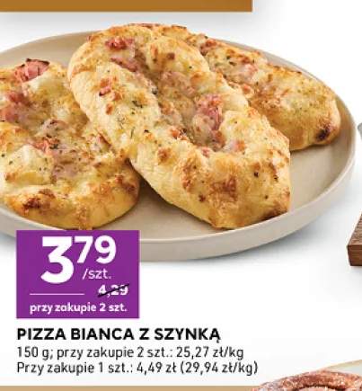Pizza Bianca z szynką