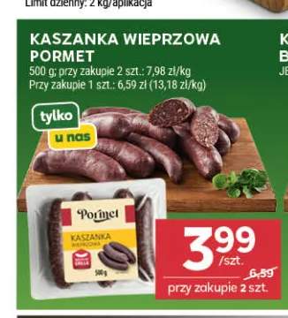 Kaszanka wieprzowa Pormet