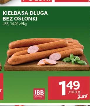 Kiełbasa długa bez osłonki JBB