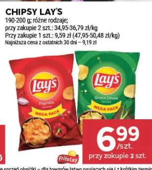 Chipsy zielona cebulka Lay's +2 warianty
