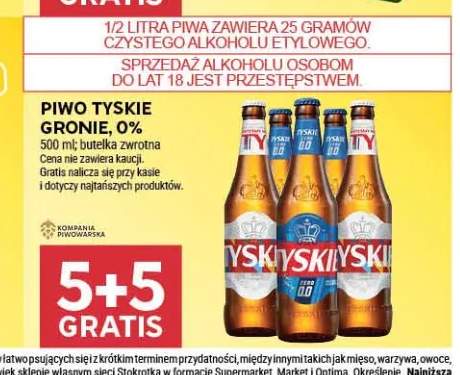 Piwo Tyskie Gronie +1 wariant