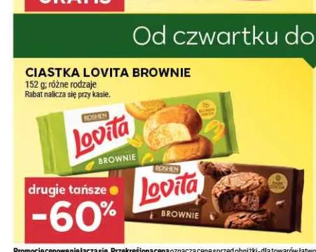 Ciastka Lovita Brownie klasyczne +1 wariant
