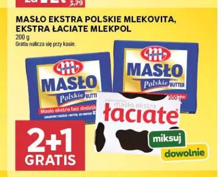 Masło ekstra Polskie Mlekovita +1 wariant