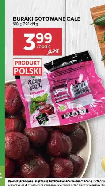 Buraki gotowane całe