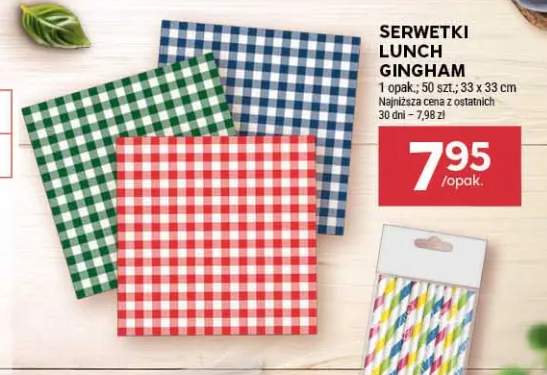 Serwetki papierowe Lunch Gingham