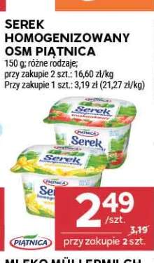 Serek homogenizowany waniliowy OSM Piątnica +2 warianty