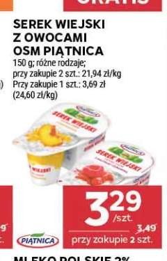 Serek wiejski z truskawkami OSM Piątnica +2 warianty