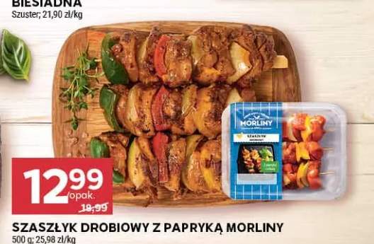 Szaszłyk drobiowy z papryką Morliny
