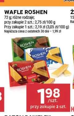 Wafle Roshen Hazelnut +2 warianty