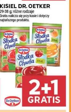 Kisiel Słodka Chwila o smaku truskawkowym Dr. Oetker +2 warianty
