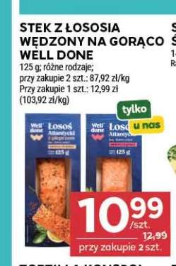 Stek z łososia wędzony na gorąco Well Done