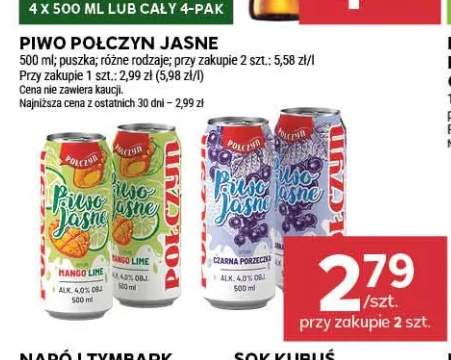 Piwo Połczyn Jasne