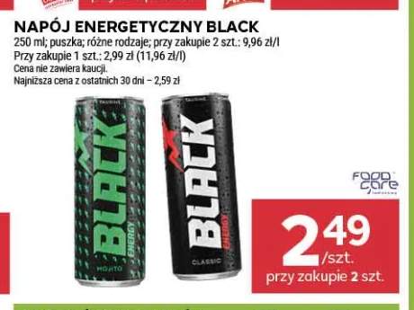 Napój energetyczny Black