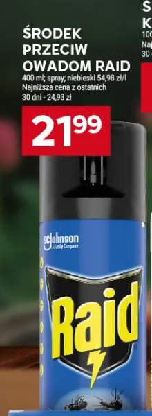 Środek przeciw owadom Raid spray