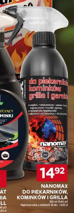 Preparat do piekarników kominków i grilla Nanomax