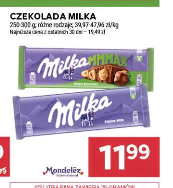 Czekolada Milka MMMAX +1 wariant