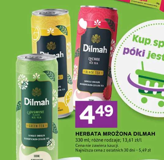 Herbata mrożona Dilmah Lychee Black Tea +2 warianty