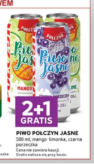 Piwo Połczyn Jasne czarna porzeczka +1 wariant