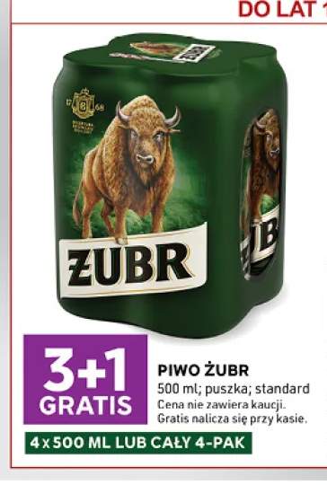 Piwo Żubr 4-pak