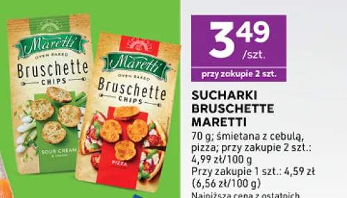 Sucharki Bruschette Maretti pizza +1 wariant