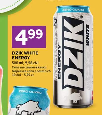 Napój energetyczny Dzik White Energy