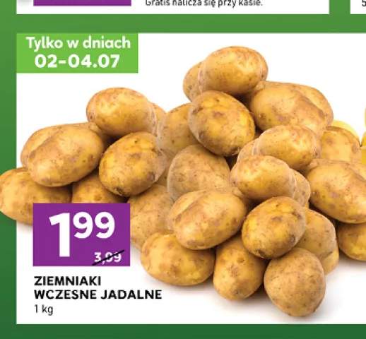 Ziemniaki wczesne jadalne
