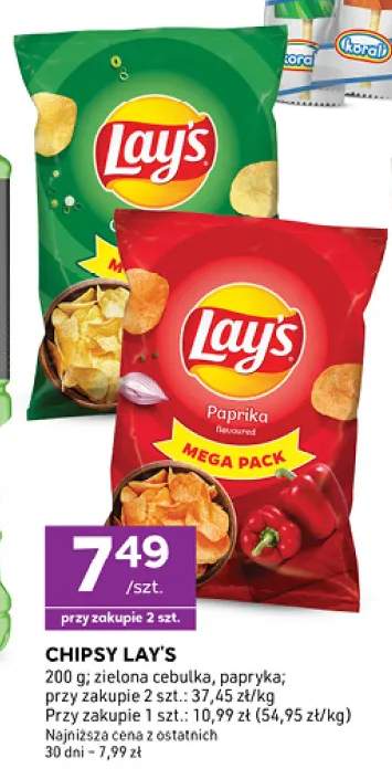 Chipsy papryka Lay's +1 wariant