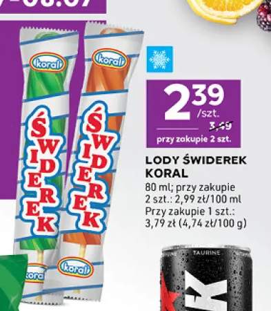 Lody Świderek Koral