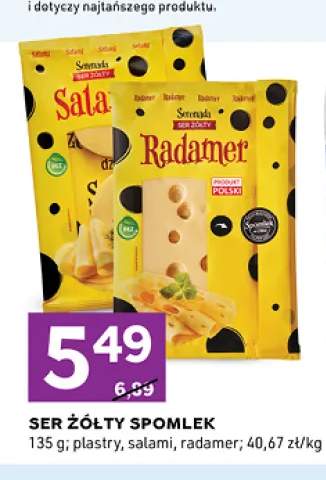 Ser żółty Serenada Salami plastry +1 wariant