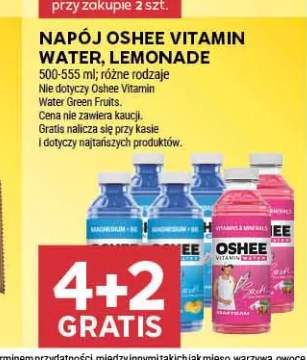 Napój Oshee Vitamin Water +1 wariant