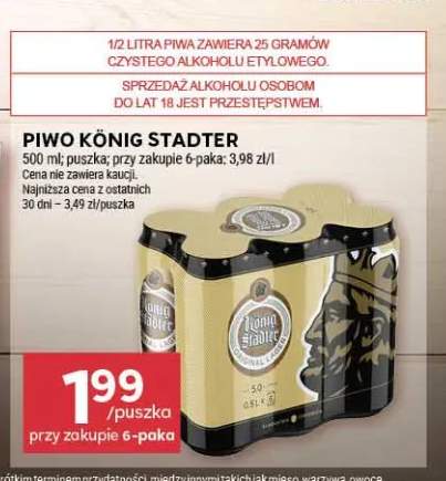 Piwo König Stadter 6-pak