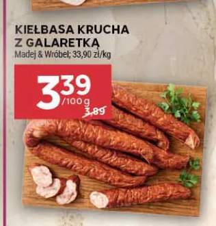 Kiełbasa krucha z galaretką Madej & Wróbel