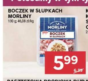 Boczek w słupkach Morliny