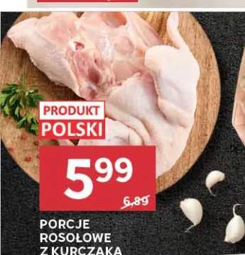 Porcje rosołowe z kurczaka ze skrzydełkami